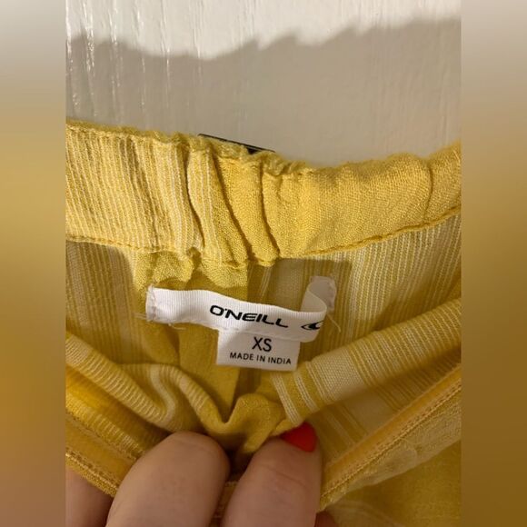 O’Neil NWT yellow Koia strapless dress Size XS - Picture 3 of 9